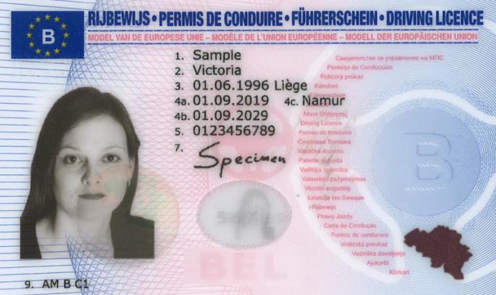 Acheter permis de conduire Belgique